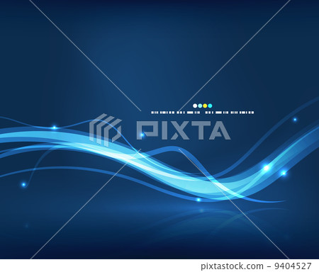 Abstract glowing lines - Stock Illustration [9404527] - PIXTA