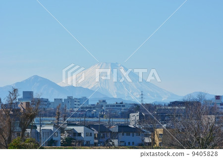 Mt. Fuji from the Tama River Mt. Fuji from the Tama River 9405828
