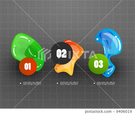 Abstract colorful modern steps template-插圖素材 [9406019] - PIXTA圖庫