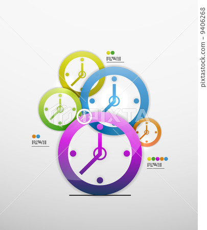 Colorful abstract 3d paper background 9406268