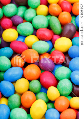 multi-colored chocolate candy dragees multi-colored chocolate candy dragees 9406492