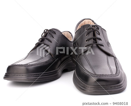 Black glossy mans shoes with shoelaces Black glossy mans shoes with shoelaces 9408018