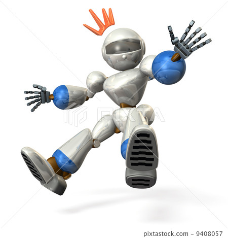 驚訝和叛逆的機器人 9408057