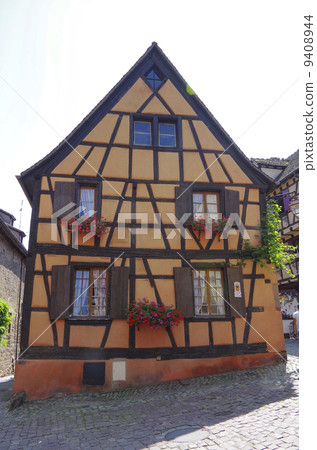 Traditional houses in France, Alsace region 9408944