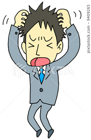 A man scratching his head A man scratching his head 9409265