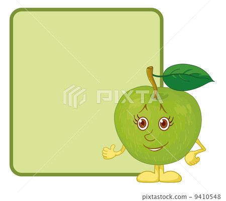 Character apple and poster 9410548