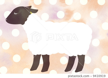 新年賀卡羊 9410919