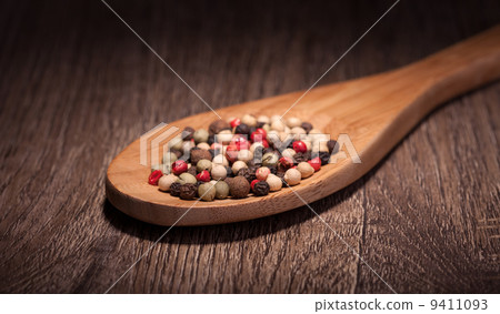 spices in spoon spices in spoon 9411093