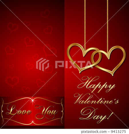 Vector saint valentine greeting card 9413275