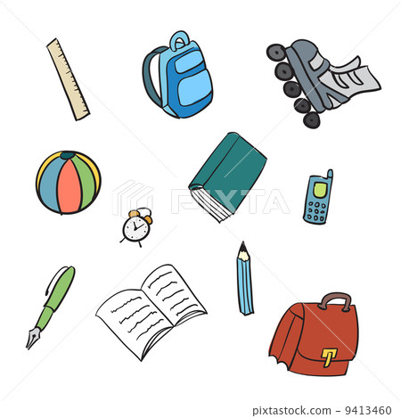 Colorful School Carton Items 9413460