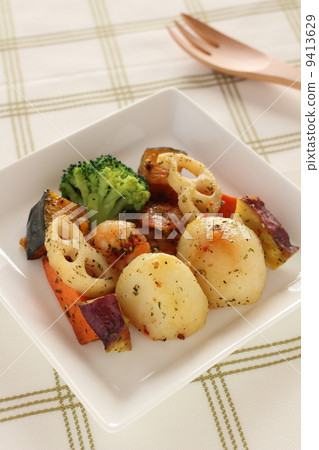 烤蔬菜羅勒 烤蔬菜羅勒 9413629