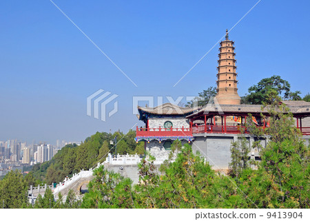 White tower park in Lanzhou White tower park in Lanzhou 9413904