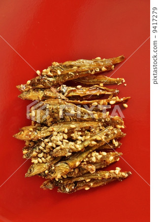 新年的卡材料·稻田·紅背垂直位置明信片對應比例 9417279