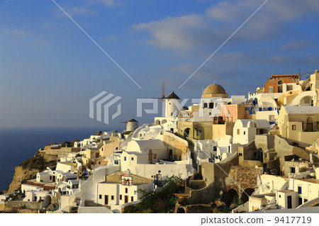 Oia，聖托里尼，希臘風景 9417719