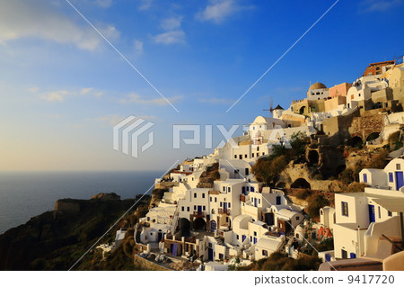 Oia，聖托里尼，希臘風景 9417720