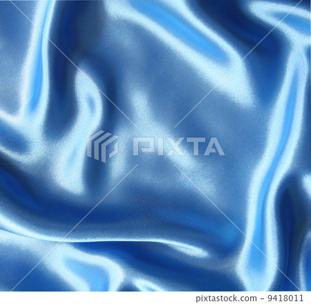 Smooth elegant dark blue silk can use as background Smooth elegant dark blue silk can use as background 9418011