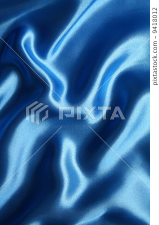 Smooth elegant dark blue silk as background 9418012