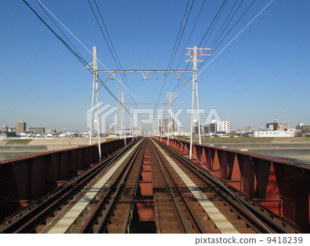 大阪線上的大川川大橋 9418239
