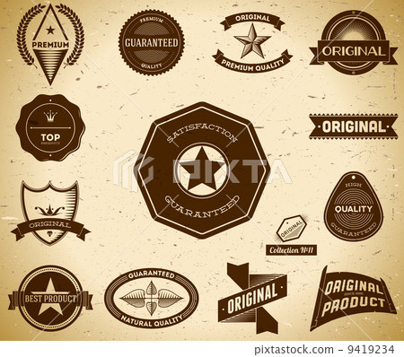Vintage labels. Collection 11 Vintage labels. Collection 11 9419234