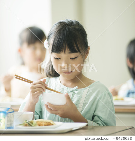 Elementary school students who eat lunch Elementary school students who eat lunch 9420028