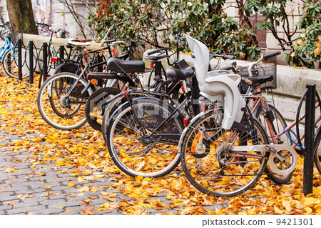 bikes parked in Stockholm bikes parked in Stockholm 9421301