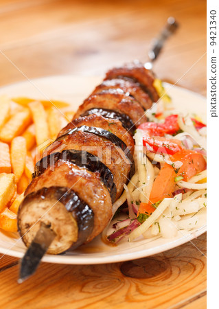kebab on skewers 9421340