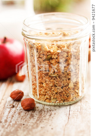 Granola Cereal with nuts Granola Cereal with nuts 9421677