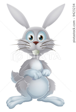 White easter bunny 9423234