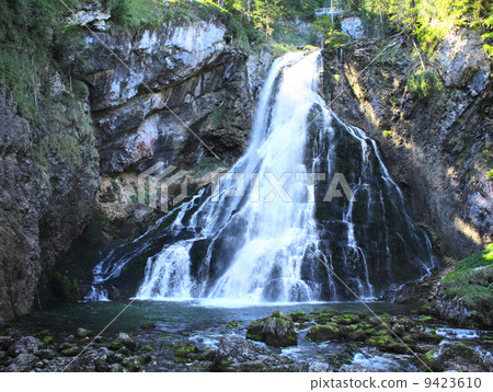Gollinger Waterfall in Austria 9423610