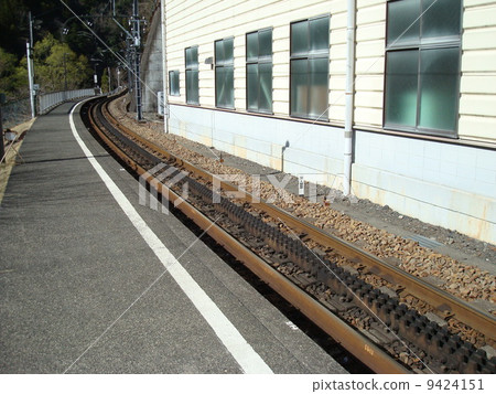 Apt type rack rail of Oigawa Railway Ikawa line 9424151