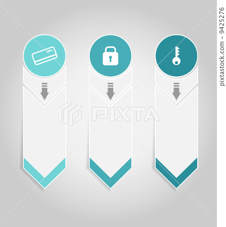 Modern design infographics element template paper tags Modern design infographics element template paper tags 9425276