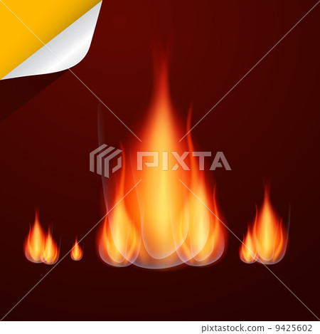 Vector Fire Illustration Vector Fire Illustration 9425602