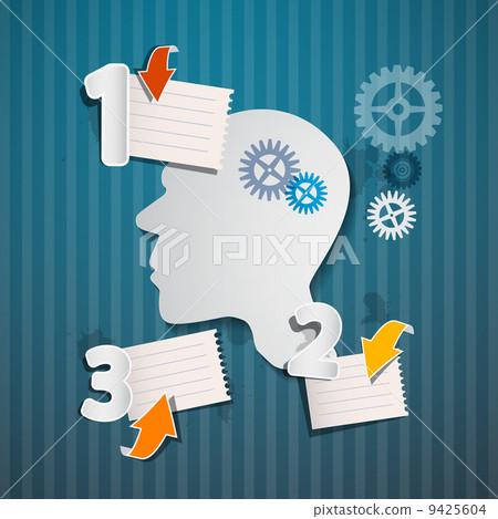 Abstract Retro Infographic Layout Abstract Retro Infographic Layout 9425604