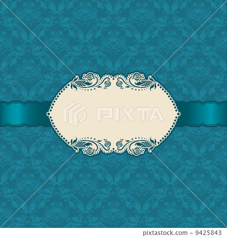 Template frame design for greeting card . 9425843