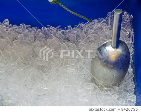 The ice in blue bucket The ice in blue bucket 9426756