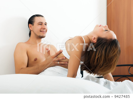 Handsome man having sex with woman 9427485