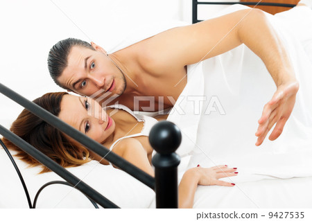 emotional middle-aged couple caught during adultery 9427535