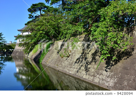Shibata castle and Old Nino round corner tower (2013.9) 9428094