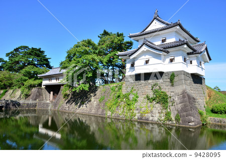 Shibata castle Tatsumi oar and front gate (2013.9) 9428095