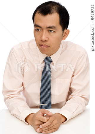 Businessman sit and watch Businessman sit and watch 9429725