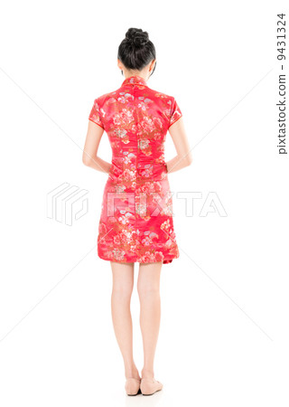 Chinese woman dress traditional cheongsam 9431324