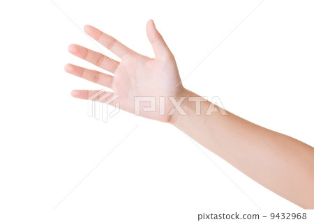 Hand showing five fingers Hand showing five fingers 9432968