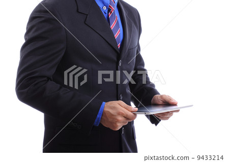 Close up businessman use touch pad 9433214