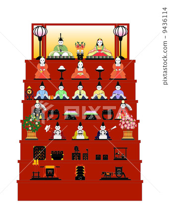 Hina dolls (seven steps) 9436114