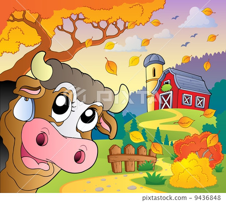 Autumn farm theme 7 - Stock Illustration [9436848] - PIXTA