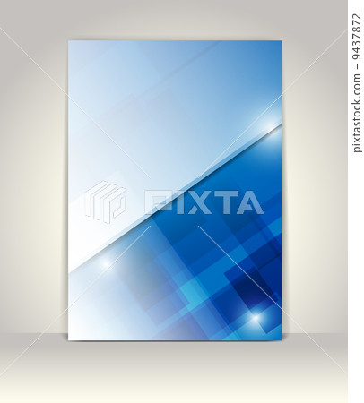 Flyer or brochure template, abstract design 9437872