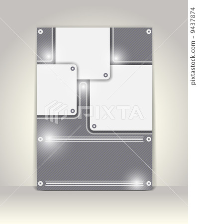 Flyer or brochure template, abstract design 9437874