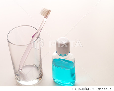 Mouth wash and toothbrush 9438606