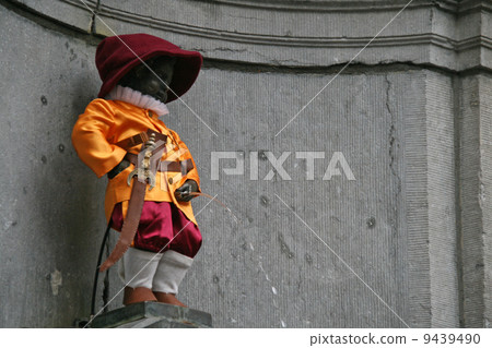The Manneken Pis of Brussels in Belgium 9439490