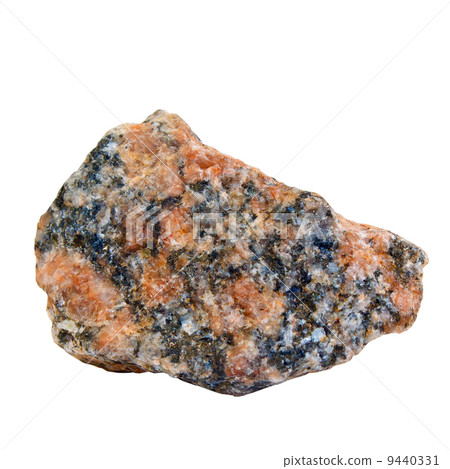 quartz stone isolated on white background 9440331